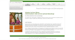 Desktop Screenshot of oralchirurgie-wagner.de